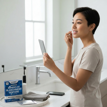 Bandes blanches de blanchiment dentaire Lumea™