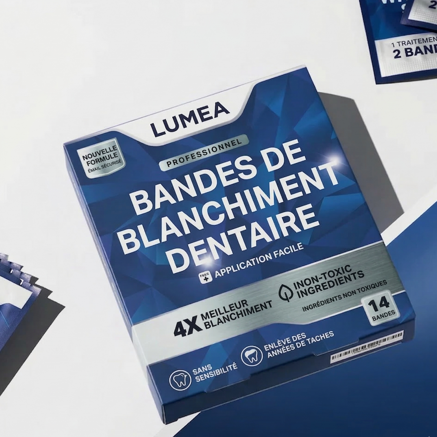 Bandes blanches de blanchiment dentaire Lumea™