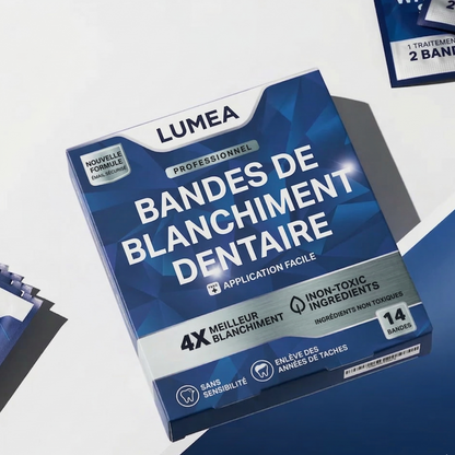 Bandes blanches de blanchiment dentaire Lumea™